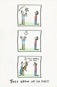 Funny NEW BABY BOY Congratulations Card by American Greetings + Envelope - Picture 1 of 5