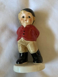 Goebel Boy Horse Jockey Rider Figurine #10754 - Picture 1 of 3