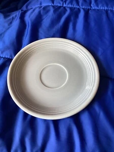 Genuine Fiesta HLC USA Light Gray 6 inch Saucer - Pre-owned - Picture 1 of 4