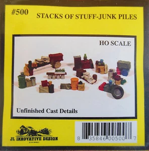 PILE DI ROBA - PILE SPAZZATURA - KIT FUSIONI METALLICHE DETTAGLIATE SCALA HO INCOMPIUTE - Foto 1 di 1