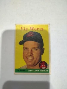 1958 Topps - #170 Vic Wertz (JGA) - Picture 1 of 2