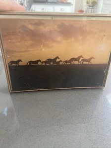 NIB Vintage Hallmark Western Images Horses Sunset Cards w/Envelopes 10 - Picture 1 of 5