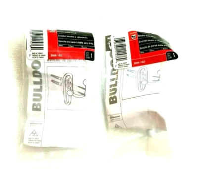 Ganchos para bata DHH-160 acabado blanco nuevo/antiguo stock - 2 ganchos marca Bulldog blanco Foto 1 de 4