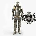 Usable Medieval Placa Armadura ~ Cuerpo Completo Armor Suit Con Cadena Correo ~