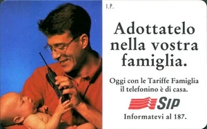 carte telefoniche - Telefonino - Adottatelo Nella Vostra Famiglia -italia da L.5 - Picture 1 of 1