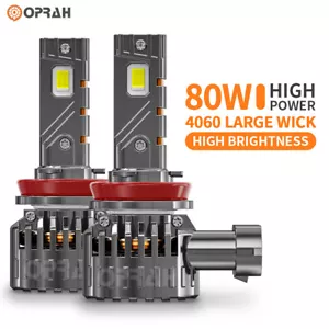 2X LED Headlight H11 9005 9006 Bulb Hi/Lo Beam Super White Bright 12000LM 12V H4 - Picture 1 of 24