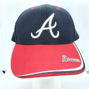 Atlanta Braves Vintage Hat Cap Adjustable Baseball Genuine - Picture 1 of 7