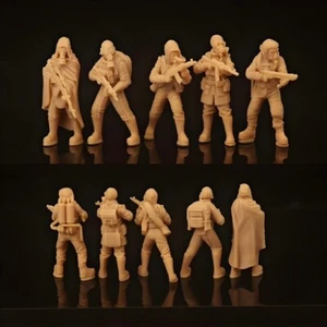 Impreso en 3D 1/72 Rusia Moderna "Soldado Químico - Operación Portok" Modelo de 5 hombres - Imagen 1 de 3