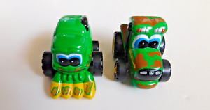 Pair Of John Deere Big Eyes Kid’s Character Toys, ERTL, TOMY Toys,Tractor