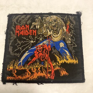 Parche Iron Maiden vintage - 3 1/2" - El número de la bestia - Original años 80 - Imagen 1 de 2