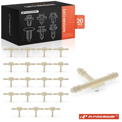 Conector de manguera A-Premium 20x 1/8"X1/8"X1/8 tubo adaptador clip retenedor para GM Foto 1 de 4