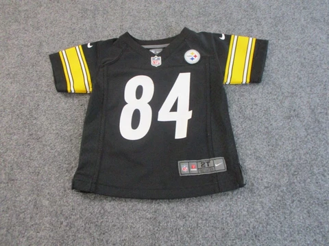 Antonio Brown Pittsburgh Steelers Jersey Boy's 2T Black Nike NFL Kids #84 Cover