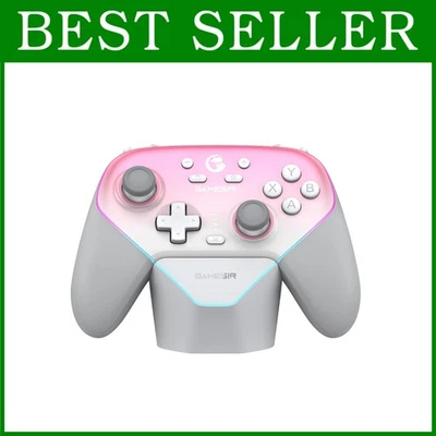 Wireless Gaming Controller - Hall Effect Triggers - Pink - Image 1 of 4
