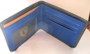 GSOIAX Mens Slim Wallet Bifold Genuine Leather & New w/ Box - Picture 1 of 4