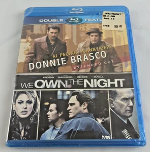 Donnie Brasco / We Own the Night (Blu-ray) New Depp Pacino Phoenix Wahlberg - Picture 1 of 1
