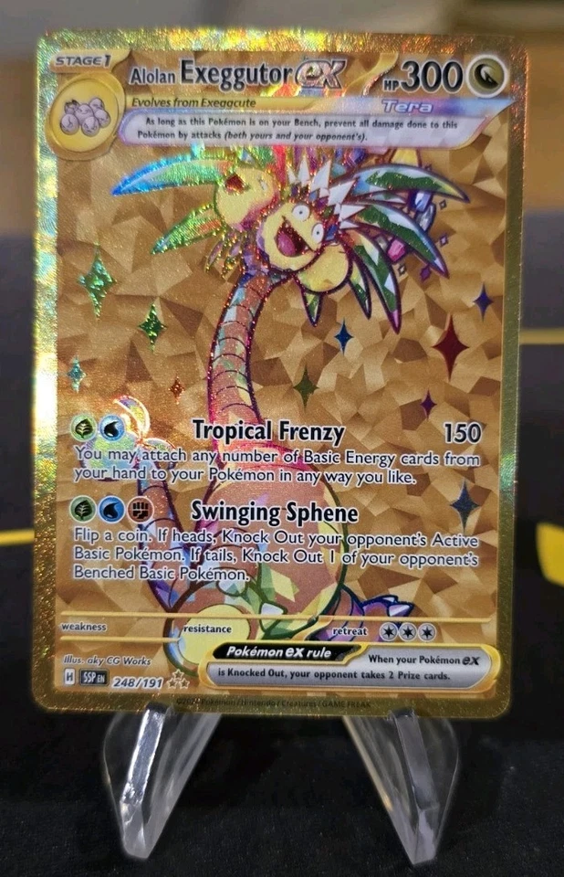 Alolan Exeggutor ex 248/191 Sv08: Surging Sparks Holo - Image 1 of 3
