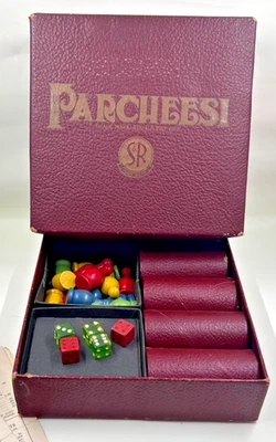 Parcheesi Vintage Game from  1946 Selchow & Richter - Standard Set - Image 1 of 4