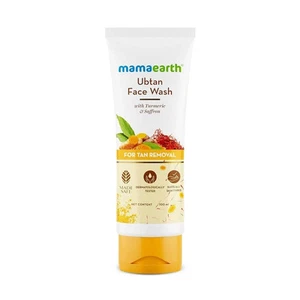 Mamaearth Ubtan Face Wash with Turmeric & Saffron for Tan Removal – 100ml - Picture 1 of 7