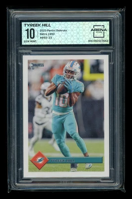 2023 Panini Donruss Retro 1993 Tyreek Hill #R93-23 Football Arena Club 10 - Image 1 of 2
