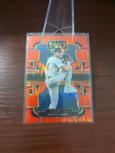 2024 Panini Select Baseball - Alex Clemmey - Concourse - Orange Prism - #39 - Bild 1 von 2
