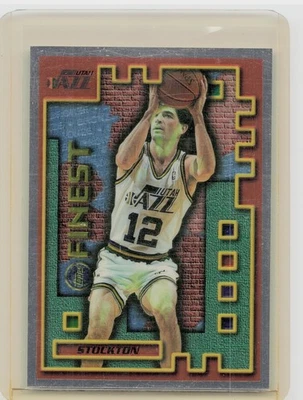 1995-96 Finest John Stockton #M29 Jazz Mystery - Image 1 of 2