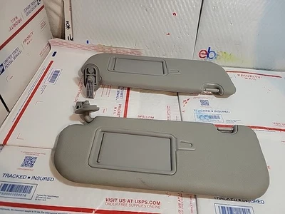 2013-2017 Hyundai Elantra GT Driver  Passenger Side Sun Visor Pair Set Gray - Image 1 of 4
