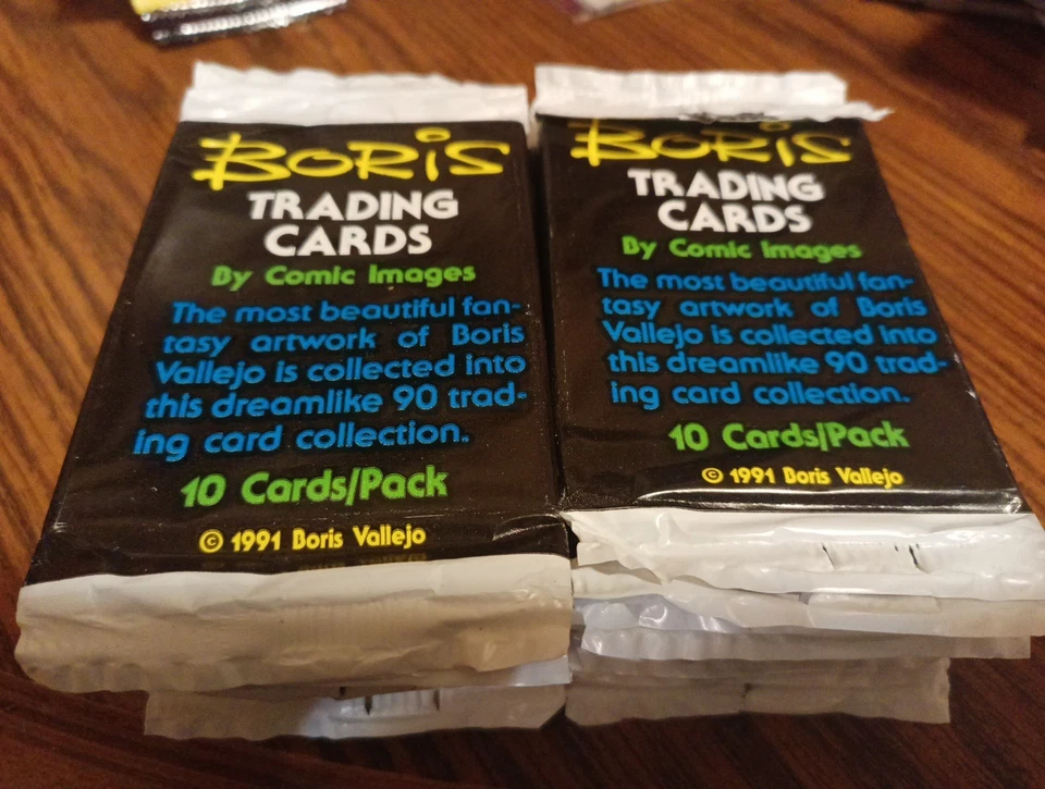 Boris Vallejo Unopened Pack of Cards 1991 6pics by Comic Images