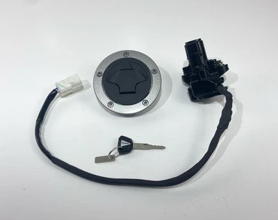 ♻️ Juego de bloqueo tapa combustible encendido Kawasaki EN 650 Vulcan S 2015 - 2025 (96 millas) ♻️ Foto 1 de 4