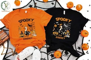 Halloween party unisex tshirt,spooky season shirt, Treat or trick,Spooky Goosey - Picture 1 of 6