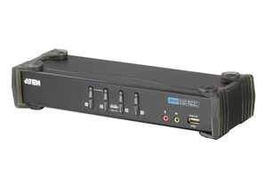 ATEN 4-Port USB DVI KVM Switch CubiQ™ CS1764A with Audio & USB 2.0 Hub - Picture 1 of 4