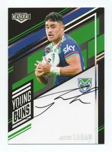 2025 Nrl Elite Young Guns Black Signature (YGS16) Jacob LABAN Warriors 153/159 - Picture 1 of 1