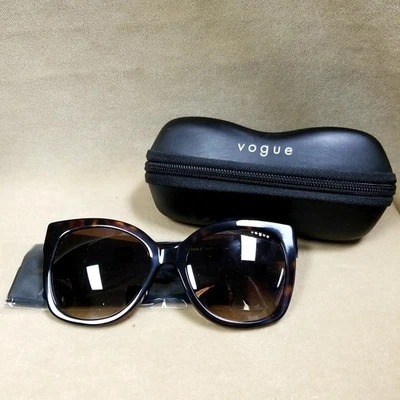 Vogue VO5338-S W65613 Butterfly Dark Havana Sunglasses 54-19-140 W/Case  - Image 1 of 4