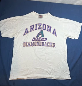 VINTAGE Mens L Arizona Diamondbacks T-Shirt Oneita USA Logo 7 90s Single Stitch - Picture 1 of 23
