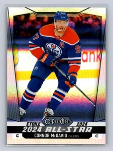 2024-25 O-Pee-Chee #537 Connor McDavid Rainbow 050/350-Edmonton Oilers - Picture 1 of 2