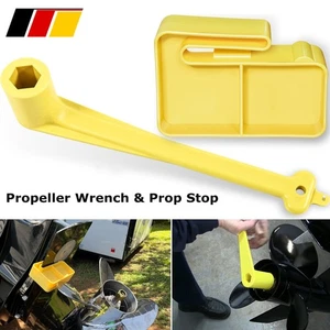 Marine Boat Prop 1-1/16" Propeller Wrench & Prop Stop Block Kit For Mercury Merc - Bild 1 von 9