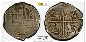 1603-12 P R Cob 8 Reales PCGS VF30 Potosi Bolivia R Filippo II Raro!!!!!!!!!!!! - Foto 1 di 2