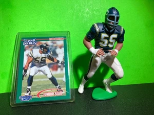 1998 Starting Lineup Junior Seau San Diego Chargers 1998 Edition With Card - Picture 1 of 4