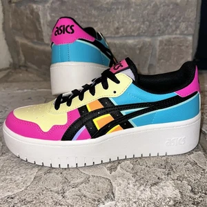 Nuove scarpe Asics Japan S PF Huddle Neon Platform sneaker retrò 7 B donna 1202A323 - Foto 1 di 10
