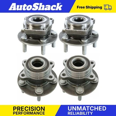 Front Rear Wheel Hub Bearing Assemblies for 2012-2013 Subaru Impreza - Image 1 of 4