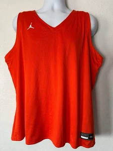 Jordan Reversible Basketball Tank Men’s 2XL White/Orange Nike - Picture 1 of 13