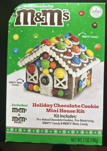 M & M’s Milk Chocolate Holiday Cookie Mini House Kit 7 Oz  - Picture 1 of 2