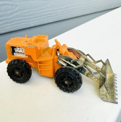 Vintage 1970s Majorette Tracto Pelle Front Loader Die Cast Metal France M655 Toy - Image 1 of 4