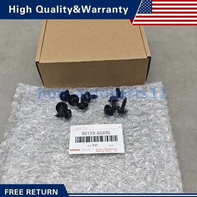 New 10x Screw Bolt Fixing Retainer Fender Liner Fits For Toyota 90159-60496 Foto 1 de 4