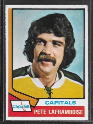 1974-75 O-Pee-Chee - Pete Laframboise #166 NM+ - Image 1 of 2
