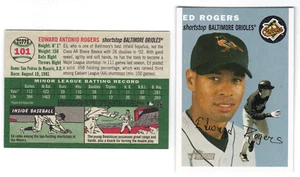 ED ROGERS 10 CARD LOT 2003 TOPPS HERITAGE # 101 Baltimore Orioles - Picture 1 of 1