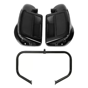 Lower Vented Leg w/Speaker Pod & Crash Bar Fit For Harley Road Glide 2014-2023 - Picture 1 of 8