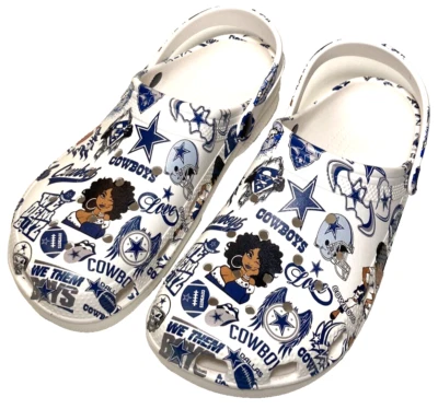 Dallas Cowboys NFL - Zapatillas, Zuecos, Zapatos TALLA 44, Para hombres 10, Para mujeres 11.5 Foto 1 de 4