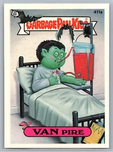 1987 Topps GPK - Van Pire #411a Comic Back - NM *TEXCARDS* - Picture 1 of 2