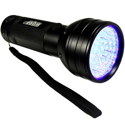 HQRP 51 LED UV 395 NM Ultra Violeta Luz Ultravioleta Linterna Luz - Imagen 1 de 4