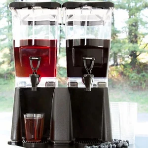 Dispensador de jugo de bebidas premium doble negro Carlisle 1085103 + descuento - Imagen 1 de 1